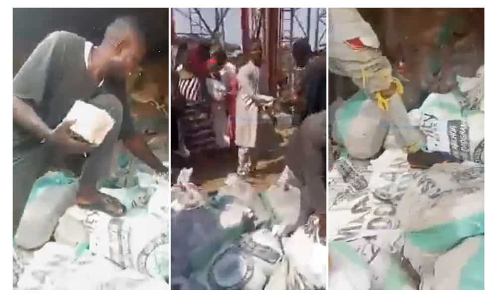 Video: Damaged Naira Notes Discovered In Benue