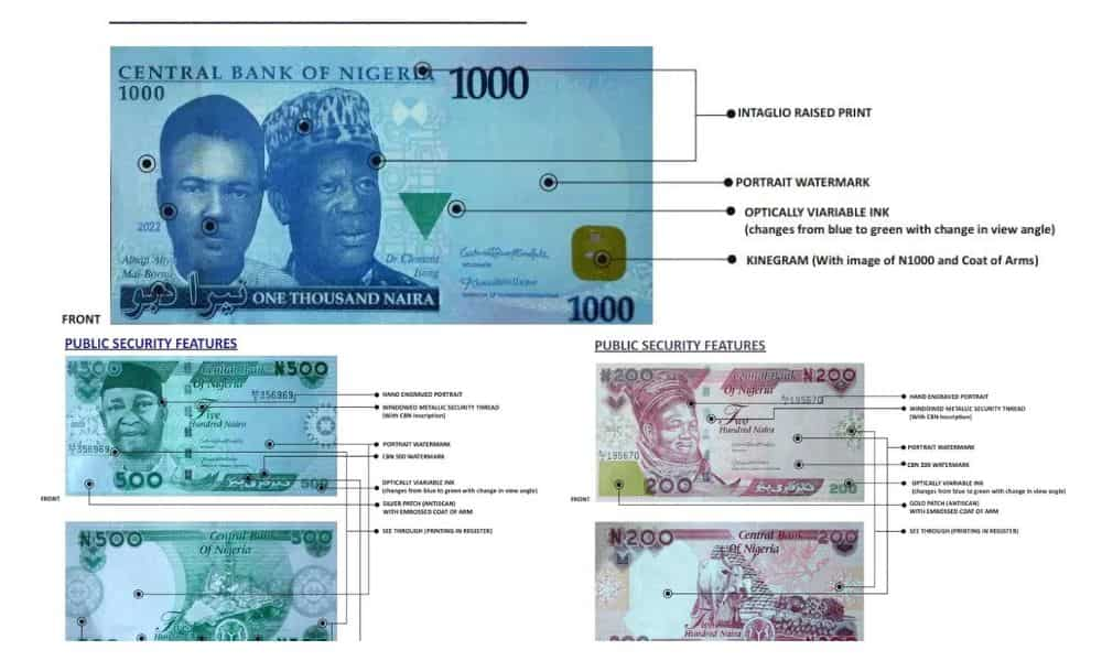 Redesigned Naira: CBN Reveals Security Features To Curb Counterfeit