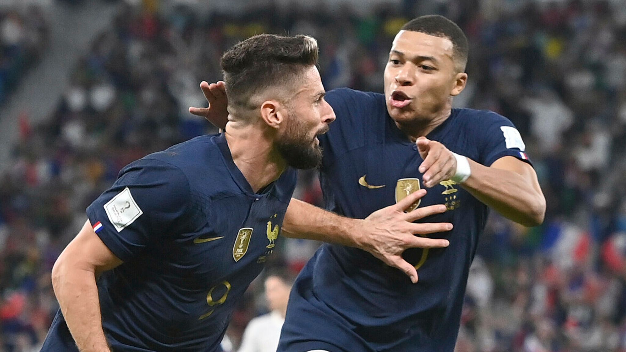 Giroud and Mbappe Put France Through To World Cup Quarterfinals