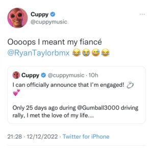 Dj Cuppy Tags The Wrong Man As She Announces Her Engagement