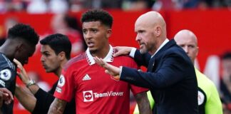 Jadon Sancho Is Not 'Physically Or Mentally' Ready To Play For Man United - Erik Ten Hag