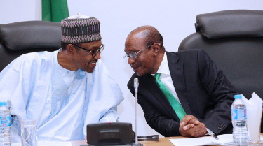 CBN Gov Emefiele, Buhari In Closed-door Meeting