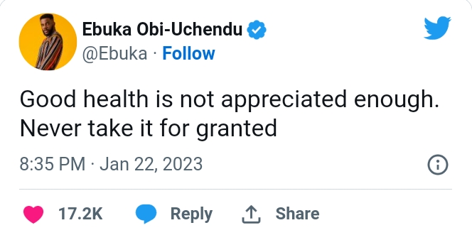 BBTitans: Ebuka Obi-Uchendu Speaks On Health Issues 