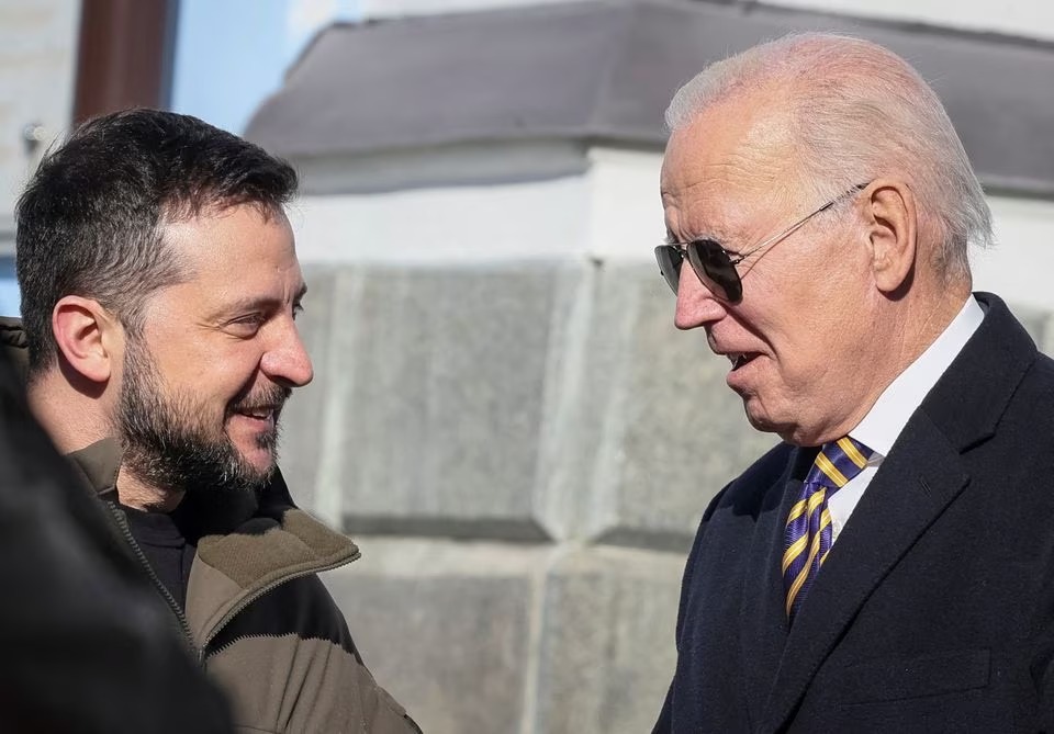 President Joe Biden Visits Ukraine Ahead Of War Anniversary