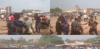 Breaking: Protest Hits Abeokuta Over Naira, Fuel Scarcity (Video) First Bank