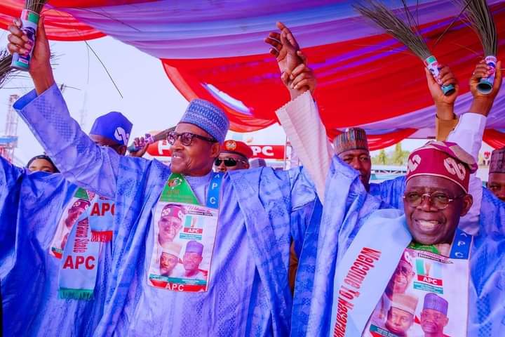 2023: ‘You’re The Next President Of Nigeria’- Buhari Tells Tinubu In Nasarawa