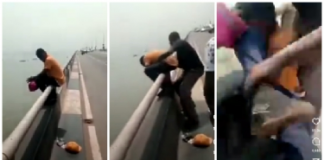 Man Stopped From Jumping Into Third Mainland Lagoon (Video)