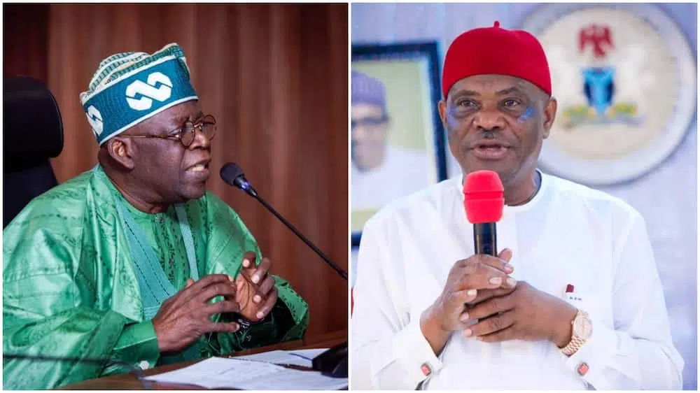 Drama As Wike Host Bola Tinubu In Rivers (Photo)