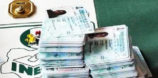 collection of PVC, voter's card for nigeria election