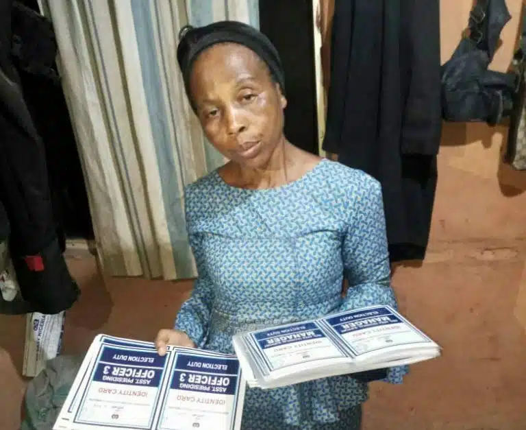 March 18: Lagos Woman Caught Photocopying Election Materials
