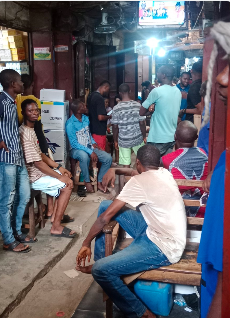 Photos: Nigerians Gather At Public Places To Listen To Peter Obi