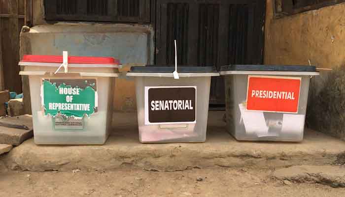 Buns boxes used for election