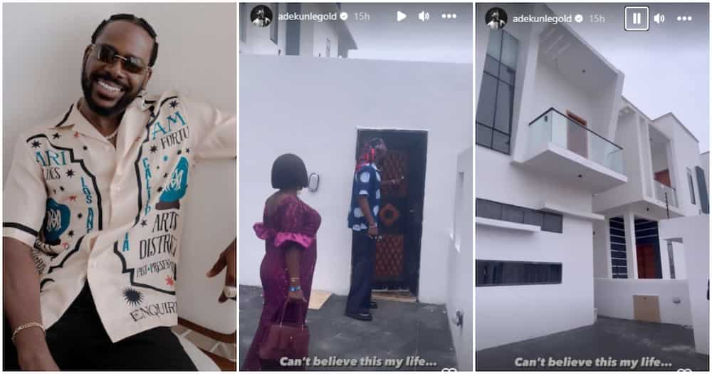 Adekunle Gold Shows Off His Mom’s New House 