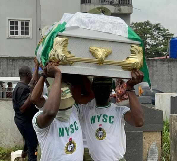 Lagos Train Accident: NYSC Corps Member Buried Amidst Tears