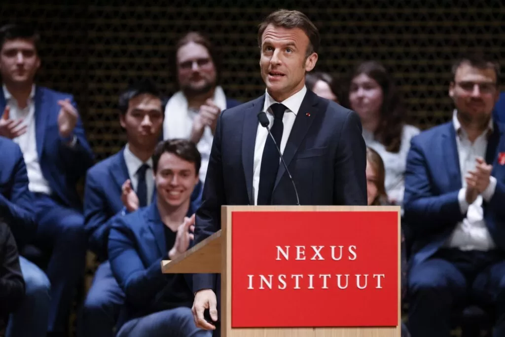 Why Protesters Interrupted French President Macron’s Speech In The Netherlands