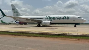 PICTORIAL: Nigeria Aircraft Lands In Nnamdi Azikiwe Airport