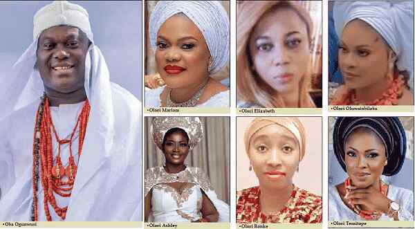 See All Ooni Of Ife’s 6 Wives