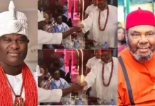 Pete Edochie Reacts To Controversy Of Him Shaking The Ooni Of Ife