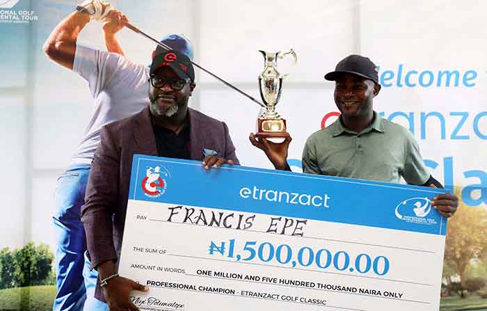 eTranzact Golf Classic: How Francis Epe Won ₦1.5mln