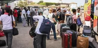 Sudan war evacuation Nigeria