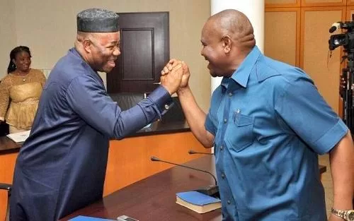 Senate President, Godswill Akpabio & Nyesom Wike