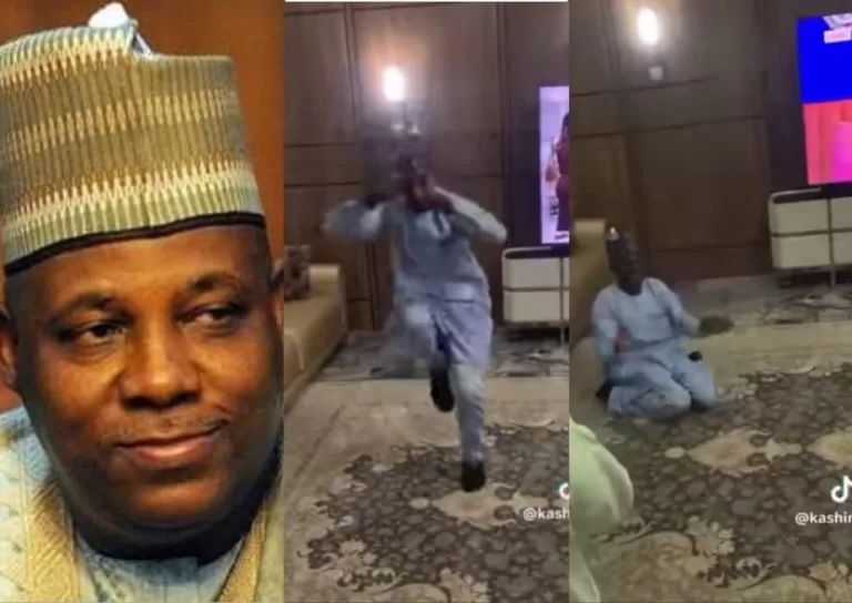 Shettima’s ‘Brother’ Ecstatic As He Enters Aso Rock For First Time