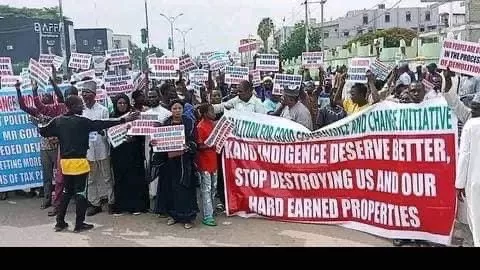 Protest Rocks Kano Over Demolition Of Buildings