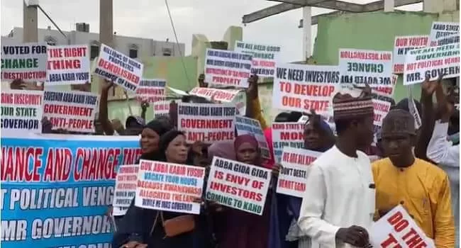 Protest Rocks Kano Over Demolition Of Buildings