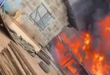 Fire Razes Plank Market In Ogun State