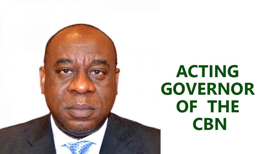 Shonubi Takes Over From Emefiele As Acting CBN Governor