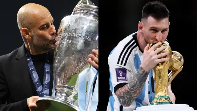 Pep Guardiola Compares City Treble Win To Messi World Cup Win
