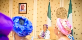 Remi Tinubu Receives Governors’ Wives In Aso Rock