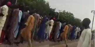 Ex-Boko Haram Terrorists Protest In Borno state Over Non-Payment Of Their Allowance