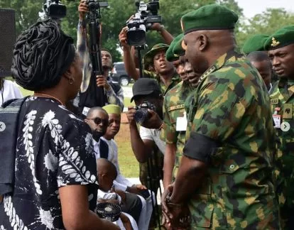  Photos From Burial Of 22 Soldiers Killed In Niger State
