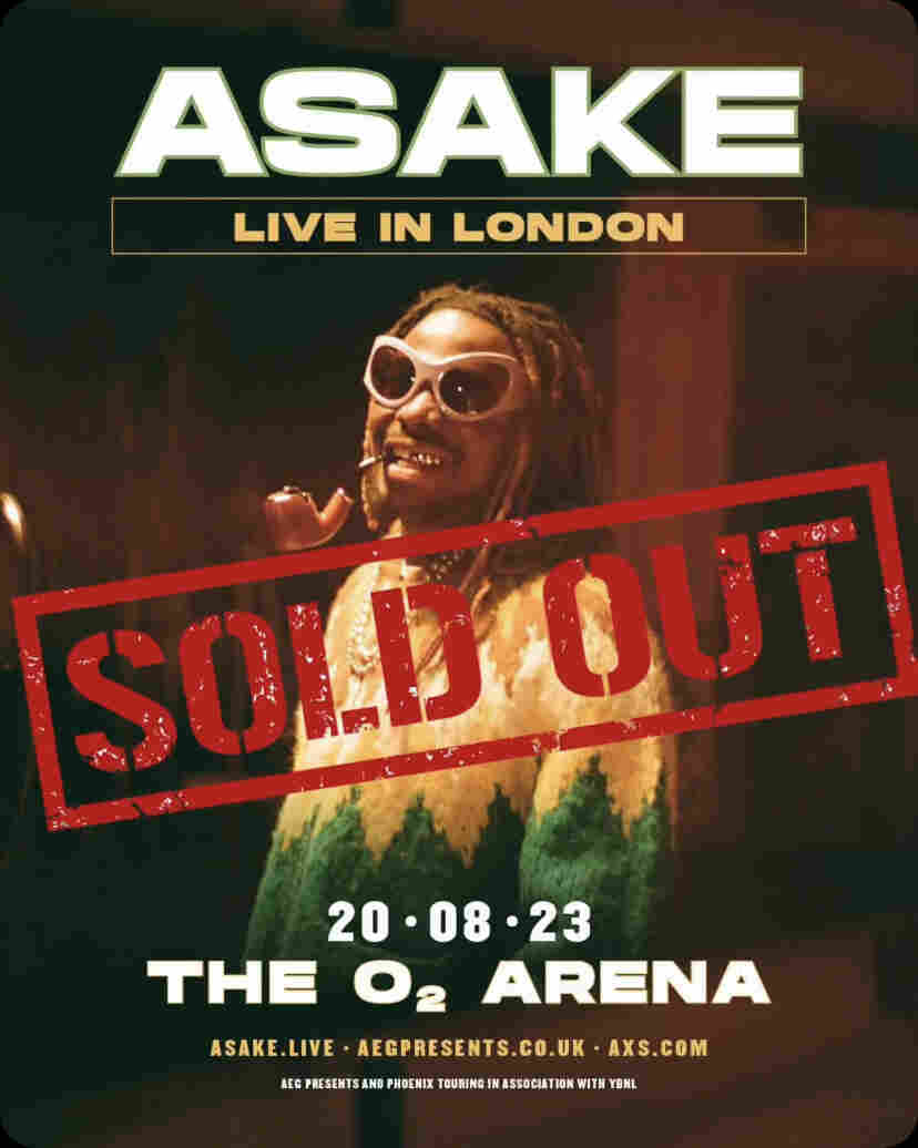 Asake sells out o2 arena concert 