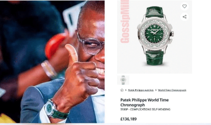 Photo: Social Media Agog As Sanwo-Olu Rocks ₦160 Million Wristwatch Amidst Economic Hardship