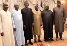 Tinubu Meets With Northern Governors Sharing Borders With Niger