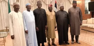 Tinubu Meets With Northern Governors Sharing Borders With Niger
