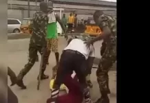 soldier beat lastma official