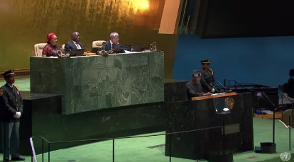 President Tinubu Addresses World Leaders At UNGA 78