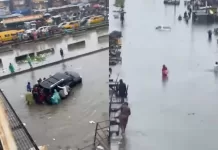 Many Stranded As Flood Takes Over Lagos