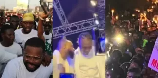 Top Nigerian Celebrities At Mohbad’s Candlelight Procession