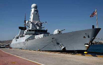 See Why This UK Warship Is In Nigeria