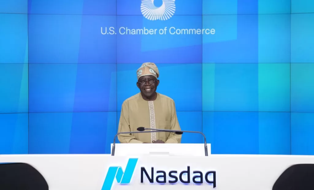 See What Tinubu Said To NASDAQ Investors About Nigeria