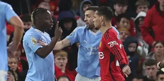 Jeremy Doku Trolls Antony After A Heated Manchester Derby Clash