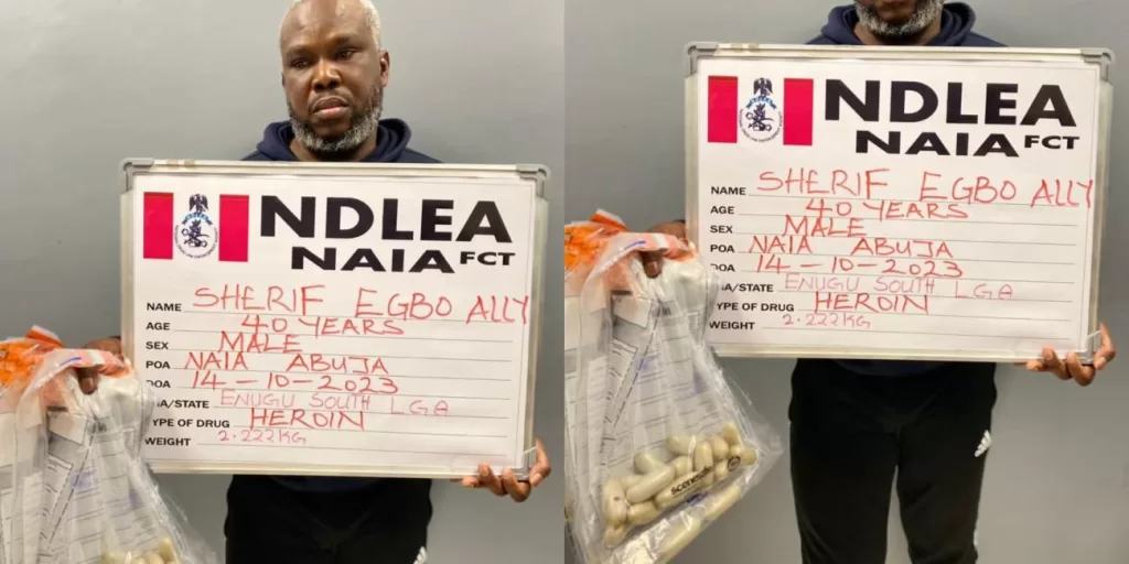 NDLEA Arrests Man Who Excreted 93 Wraps Of Heroin