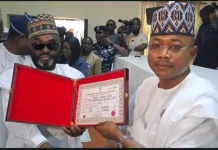Yahaya Bello Present As INEC Issues Certificate Of Return To Ododo