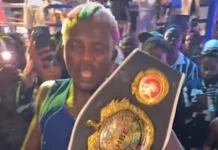 Boxing Day: Portable Knocksout Charles Okocha In Celebrity Boxing Fight (Video)