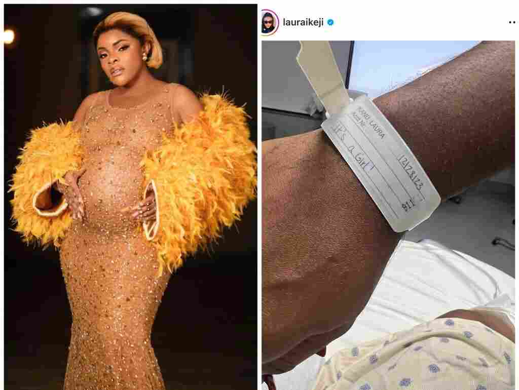 Laura Ikeji Kanu And Husband, Ogbonna, Welcome 3rd Child