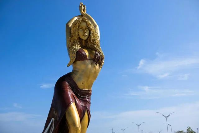 Singer Shakira Honored With A Statue In Her Hometown
